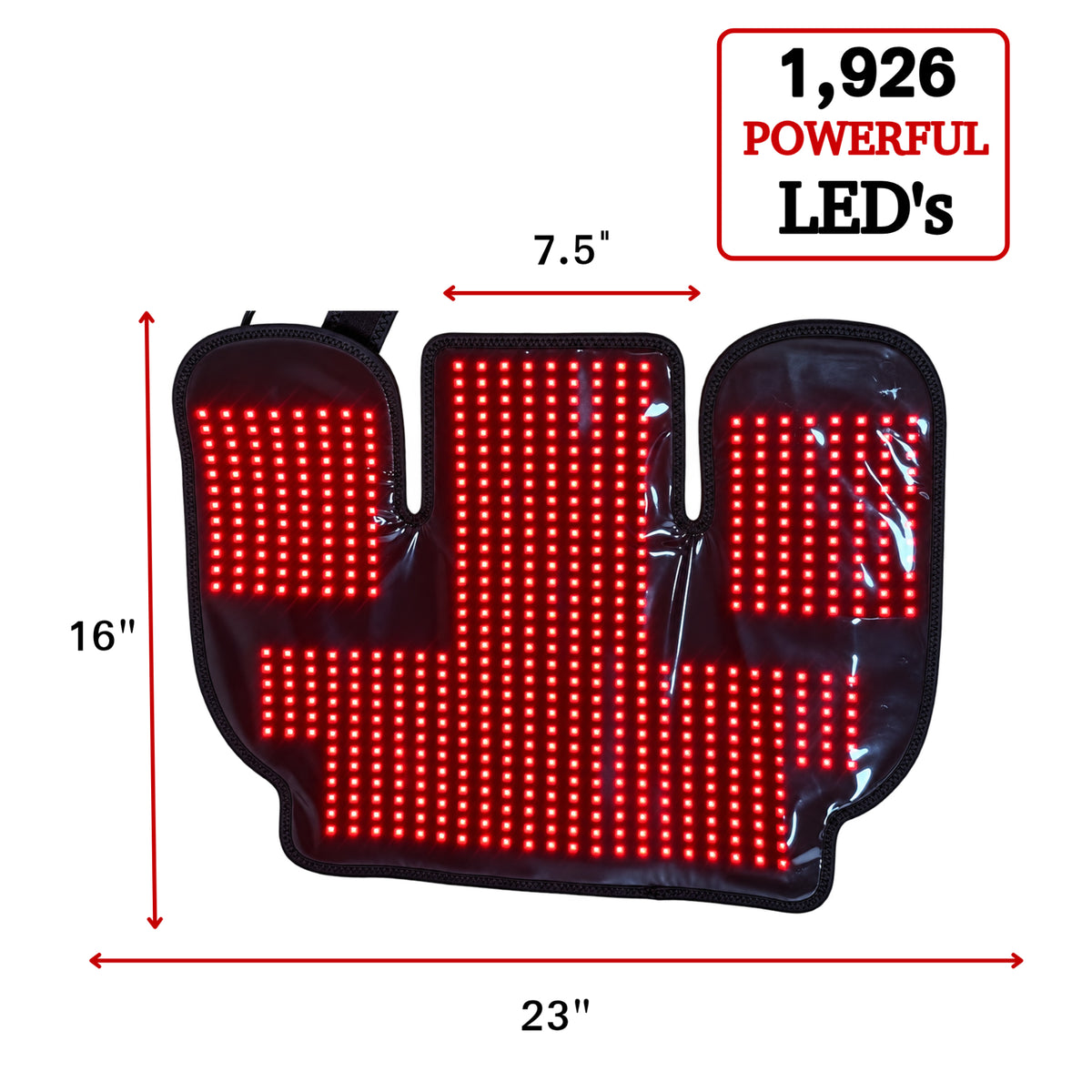 Red Light Pro Devices Shoulder & Neck Red Light Therapy Pad – 1,926 LEDs