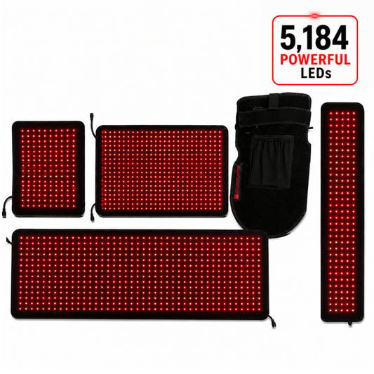 Red Light Pain Relief & Recovery Support Kit – 5 Powerful Devices 5,184 Total LEDs