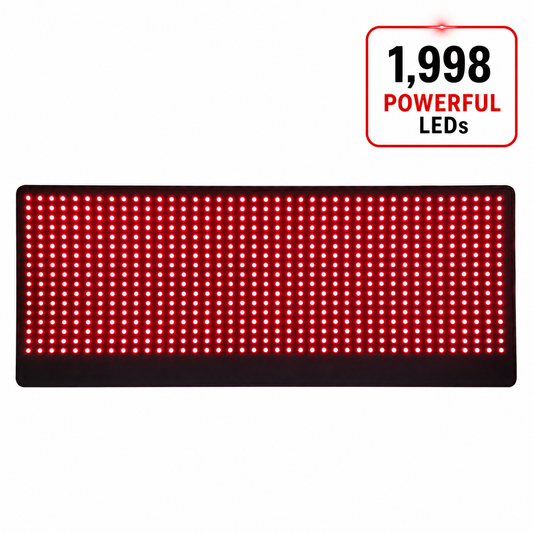 Large Red Light Therapy Pad – 27" x 11" with 1,998 LEDs to Help Support Pain Relief & Recovery